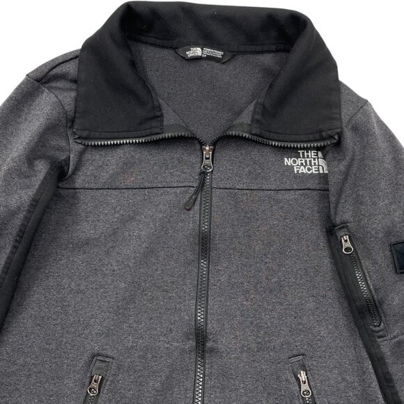 The North Face Gray Black Stretch Full Zip Training Running Jacket Women's Small - Picture 4 of 9